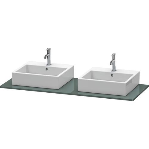 Duravit XSquare Konsole Dolomiti Grau Hochglanz 1400x550x16 mm - XS063GB3838 XS063GB3838