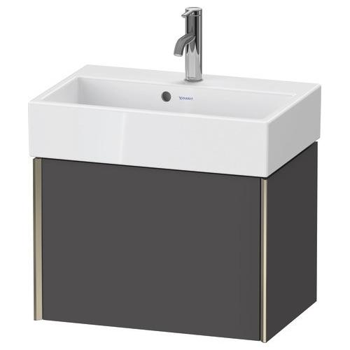 Duravit XViu Waschtischunterbau wandhängend Graphit Matt 584x384x397 mm - XV42160B149 XV42160B149