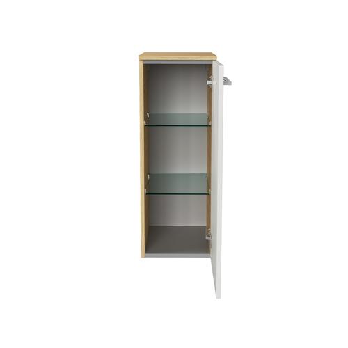 Fackelmann B.style Midi-Schrank re 302x825x320 SaEi/weiß 1T, 84442 84442