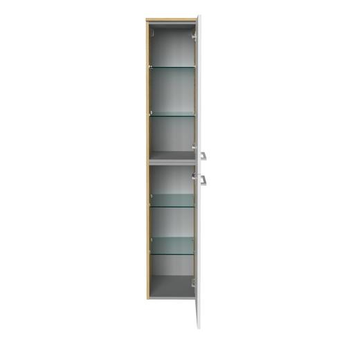 Fackelmann B.style Hochschrank re 300x1620x318 SaEi/weiß 2T, 84462 84462