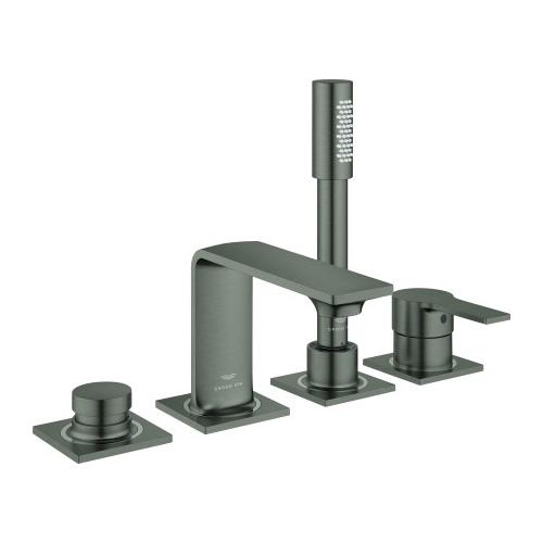 GROHE 4-Loch-Wannenarmatur Allure 19316_1 Oberbau hard graphite gebürstet, 19316AL1 19316AL1