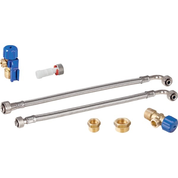 Geberit Wasseranschlussset hinten mittig zu Monolith Sanitärmodul, für WC 114 cm, 131012001 131012001 Image