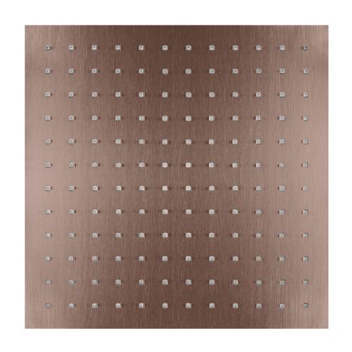 Herzbach spa ix pvd Regenbrause 300 eckig copper, Copper Steel, 21.610300.2.39 21.610300.2.39