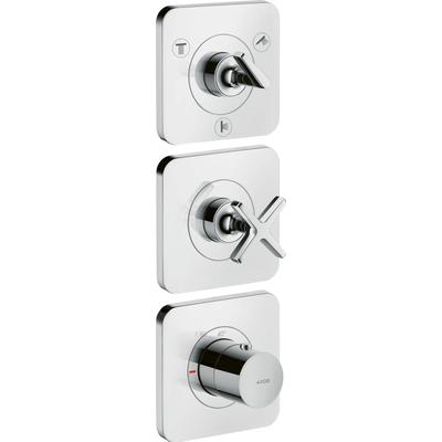 Hansgrohe Thermostatmodul Unterputz Axor Citterio E Fertigset 3 Verbraucher chrom, 36704000 , 367040 36704000 Image