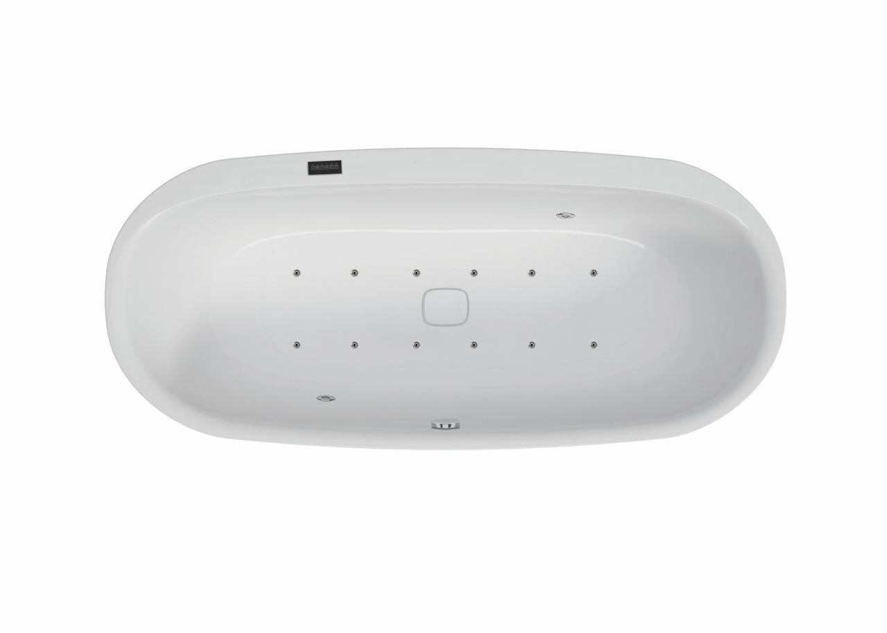 Hoesch Whirlpool iSensi Oval 1900x1200 freist. Monolith, iSensi System, Motor re., 3823i.010305001 3823i.010305001 Image