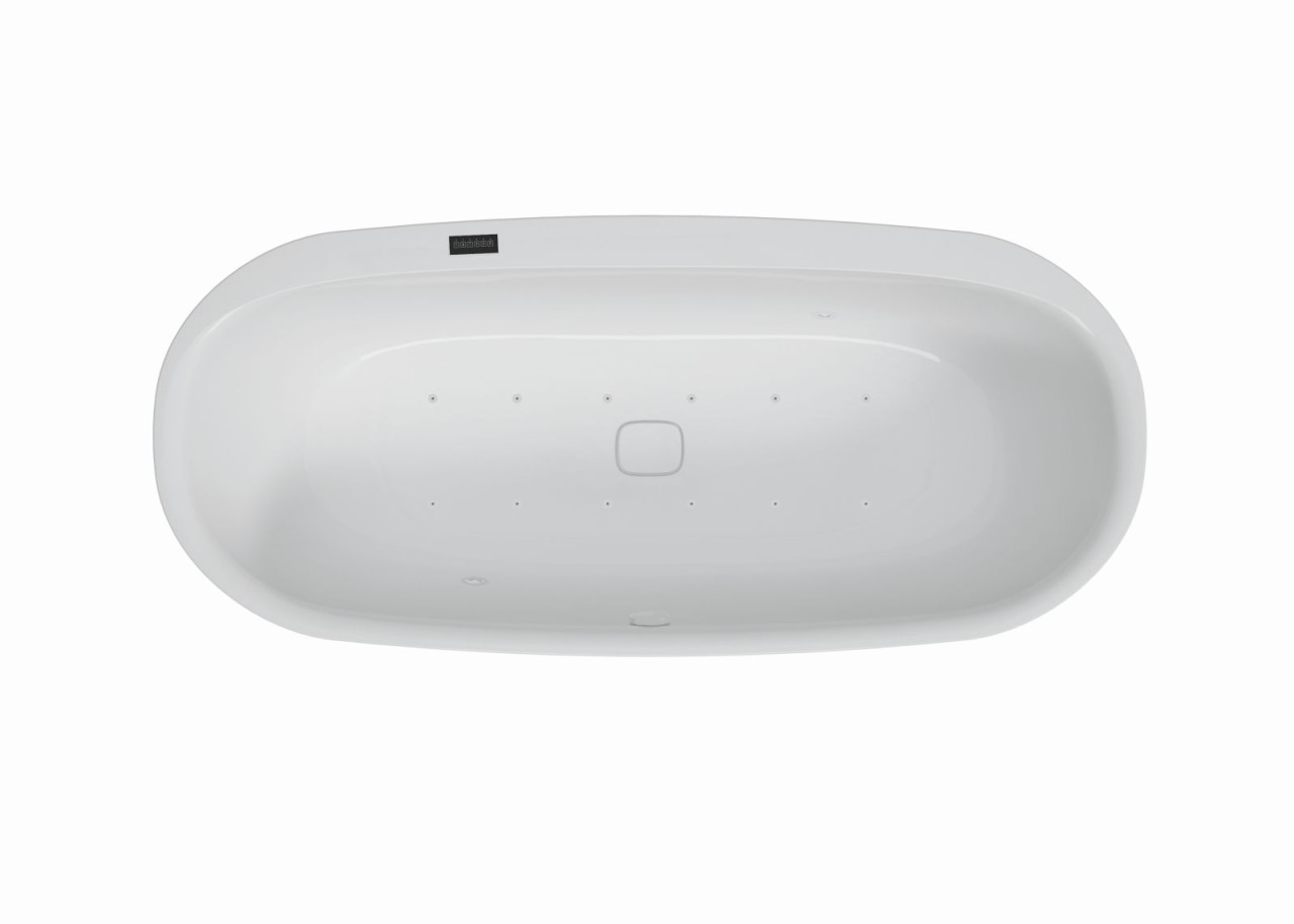 Hoesch Whirlpool iSensi Oval 1900x1200 Monolith System iSensi Weiß, BiColor Weiß-Grau, 3823i.1123100 3823i.112310001 Image