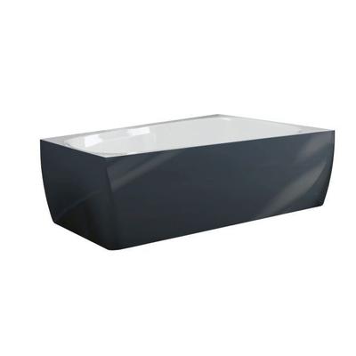 Hoesch Badewanne iSensi Trap 1700x1000 Monolith re. Befüllung Weiß, BiColor Weiß-Grau, 3897.112 3897.112 Image