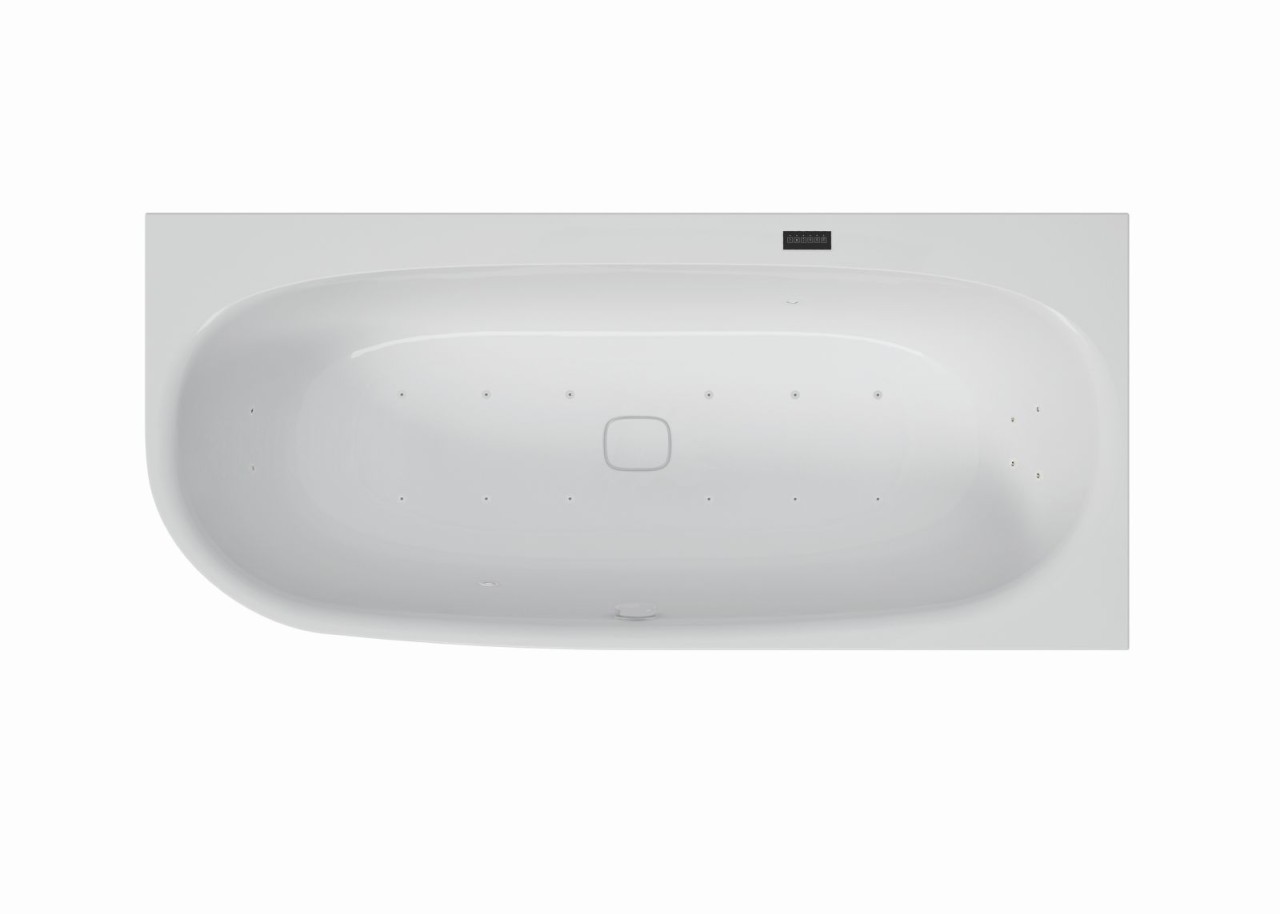 Hoesch Whirlpool iSensi Eck 1900x900 Monolith re. System iSensi Weiß, BiCol. Weiß-Grau, 3946i.112310 3946i.112310001 Image