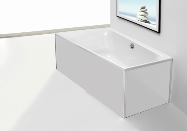 Hoesch Glasverkleidung weiß f. Vorwand 47003.550 Image