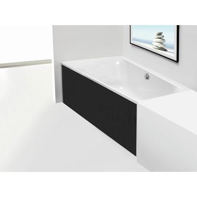 Hoesch Glasverkleidung schwarz Nische Badewanne Rechteck 200x100 47851.552 47851.552 Image