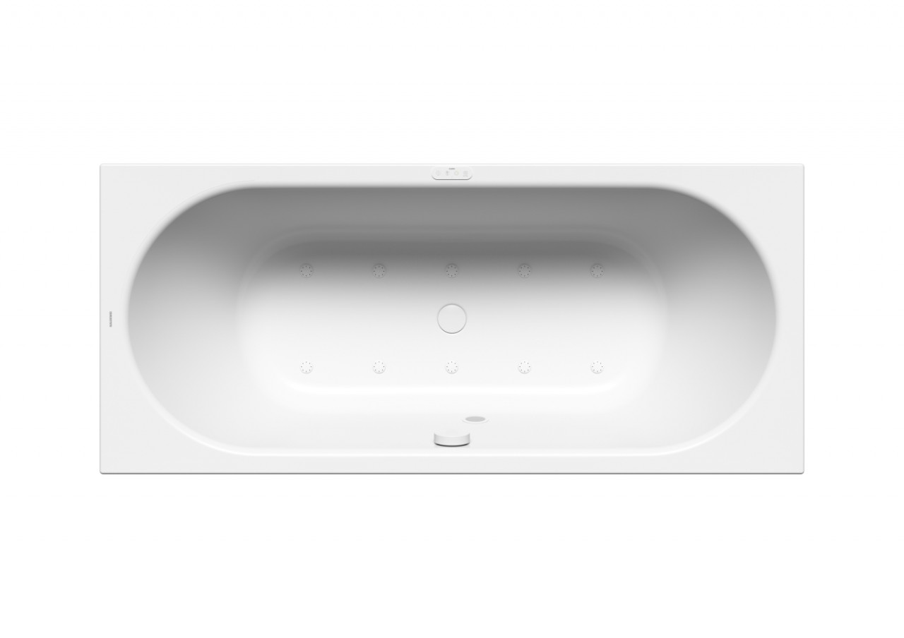 Kaldewei Badewanne CLASSIC DUO Mod.107 SOUL, 1700 x 750, alpinweiß,PEFF,re,Sicht. weiß 290760513001 Image