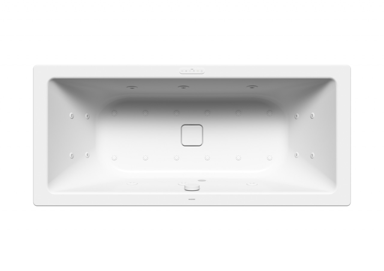 Kaldewei Badewanne CONODUO Mod.733 BODY & SOUL, 1800 x 800, alpinweiß,rechts,Sicht. chrom 235160020001 Image