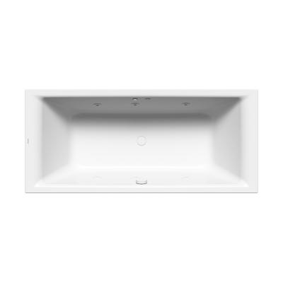 Kaldewei Badewanne PURO DUO Mod.664 BODY, 1800 x 800, alpinweiß,re,int. Einl.,Sicht. chrom 266460780001 Image