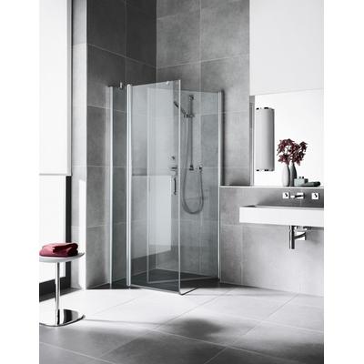 Kermi Seitenwand Diga TBL 0930x1850, silber hochglanz, ESG klar mit KermiClean, DITBL09318VPK DITBL09318VPK Image