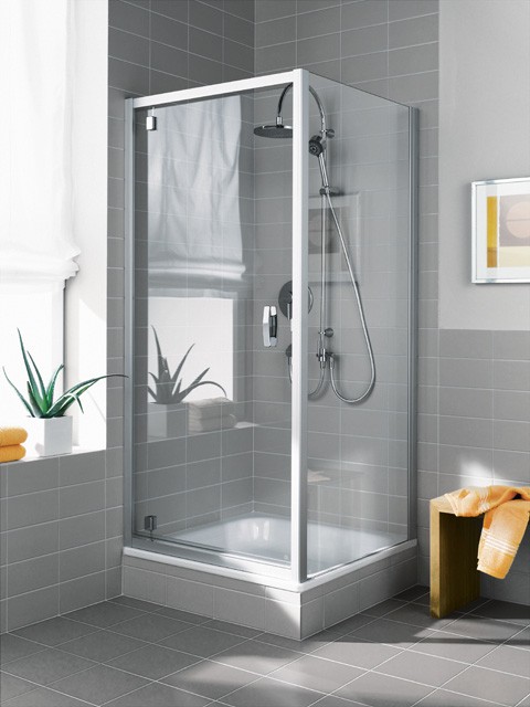 Kermi Schwingtür Ibiza 2000 KOD 0900x1750, weiss, ESG Opaco mit KermiClean, I2KOD090172YK I2KOD090172YK Image