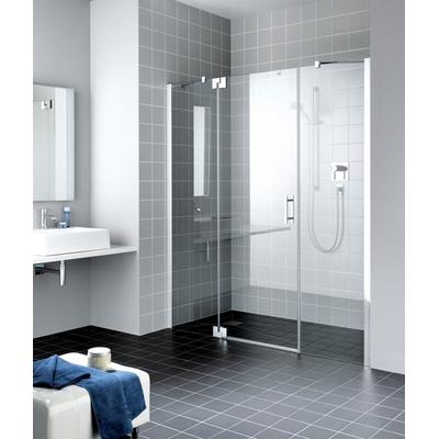 Kermi Pendeltür Filia XP 1GL 1800x1850, silber hochglanz, ESG klar mit KermiClean, FX1GL FX1GL18018VPK Image