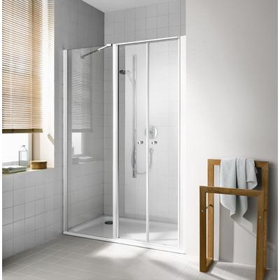 Kermi Pendeltür Ibiza 2000 POL 1500x2000, weiss, ESG klar mit KermiClean, I2POL150202PK I2POL150202PK Image