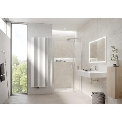 Kermi Pendeltür LIGA 1OL 1750x2000 BV: 1710-1760, silber hochglanz ESG klar mit KermiClean LI1OL17520VPK Image