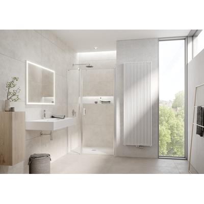 Kermi Pendeltür LIGA 1OR 1250x1850, silber mattglanz ESG klar mit KermiClean LI1OR125181PK Image