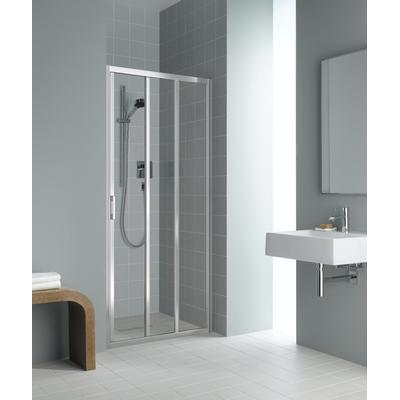 Kermi Gleittür Liga G3R 0800x1850, silber hochglanz ESG klar mit KermiClean LIG3R08018VPK Image