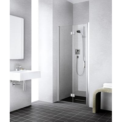 Kermi Pendel-Falttür Liga 2SL 0930x2000, silber hochglanz ESG klar mit KermiClean LI2SL09320VPK Image