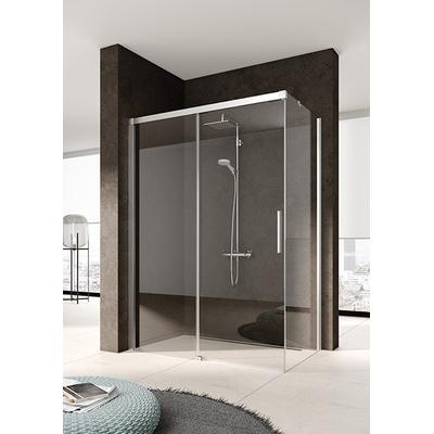 Kermi Gleittür Nica D2R 1130x2000, silber hochglanz, ESG klar mit KermiClean, NID2R11320VPK NID2R11320VPK Image