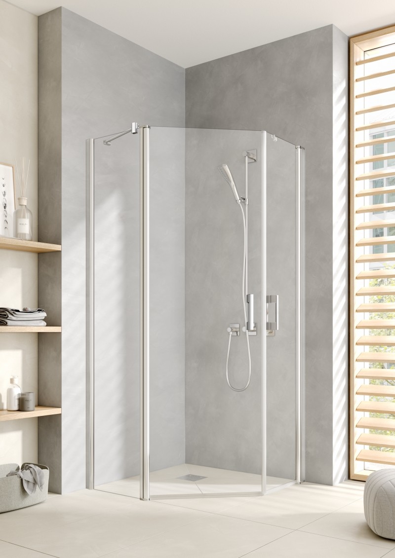 Kermi Fünfeck PEGA 45L 0900x2000 BV: 865-890 SIHG ESG klar Clean, PE45L09020VPK PE45L09020VPK Image