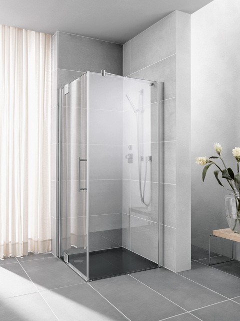 Kermi Seitenwand Pasa XP TWD 0930x2000, silber mattglanz, ESG klar, PXTWD093201AK PXTWD093201AK Image