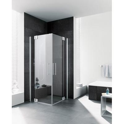 Kermi Eck-Halbteil links Pasa XP EPL 0830x2000, silber mattglanz, ESG klar mit KermiClean PXEPL083201PK Image
