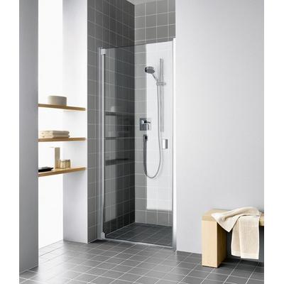Kermi Pendeltür Raya 1WL 0800x2000, silber hochglanz, ESG Opaco mit KermiClean, RA1WL RA1WL08020VYK Image