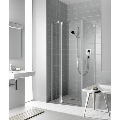 Kermi Pendeltür Raya 1NR 1030x1850, silber hochglanz, ESG klar mit KermiClean, RA1NR10318VPK RA1NR10318VPK Image