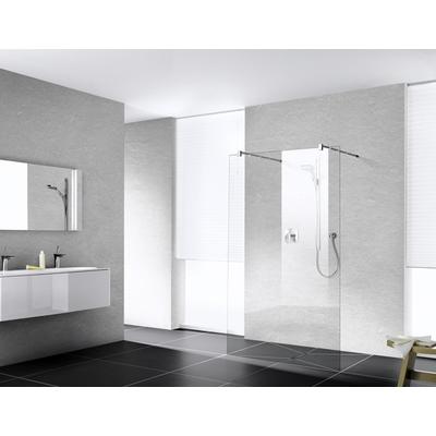 Kermi Walk-In XB FW1 1400x2000, silber hochglanz, ESG Opaco mit KermiClean, XBFW114020VYK XBFW114020VYK Image