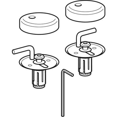 Geberit Edelstahlscharniere 598127000 Image
