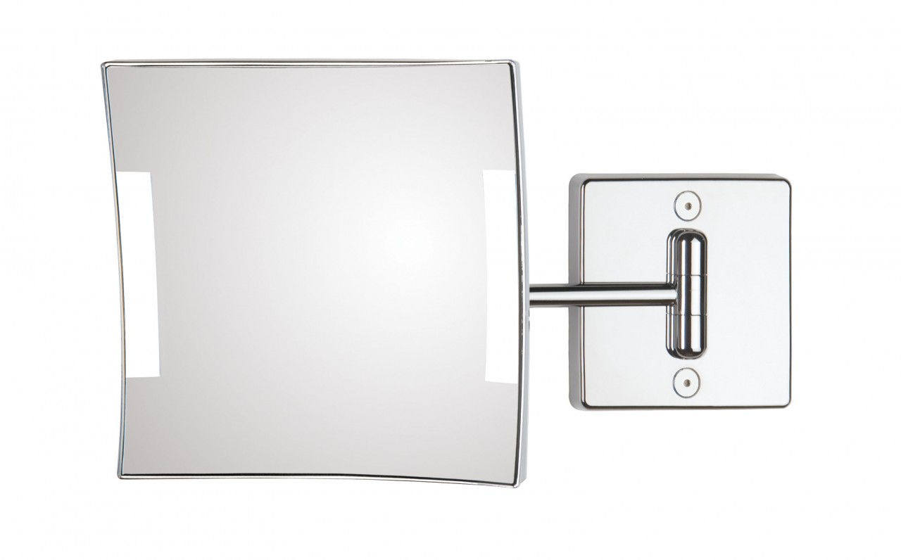 Koh-I-Noor QUADROLOLED Direkter Stromanschluss. Einfacher Arm 20x20x31, Chrom, C60/1KK3 C60/1KK3 Image