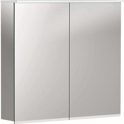 Geberit Option Plus Spiegelschrank m. Beleuchtung, zwei Türen, 75x70x17,2cm, 500206001 500206001