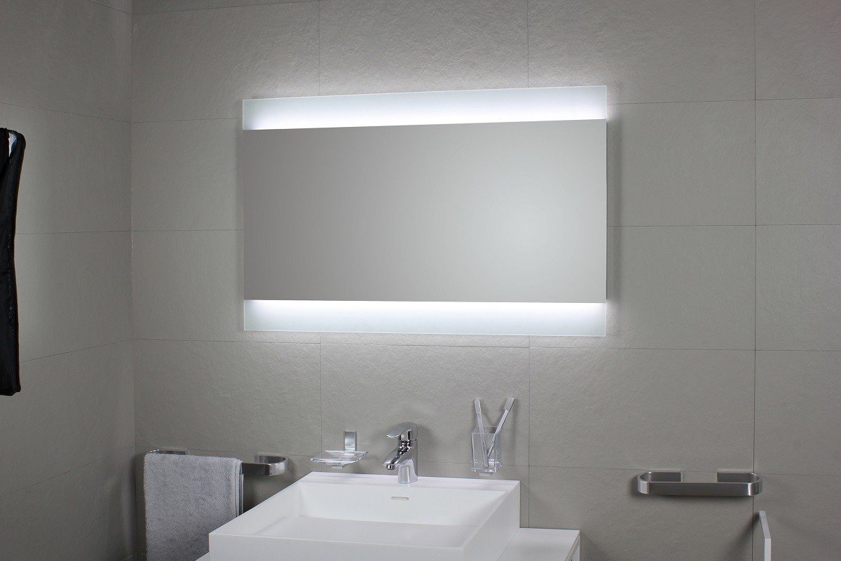 Koh-i-Noor LED Spiegel AMBIENTE mit Raumbeleuchtung, L45969, B:180, T:3,3, H:60 L45969 Image