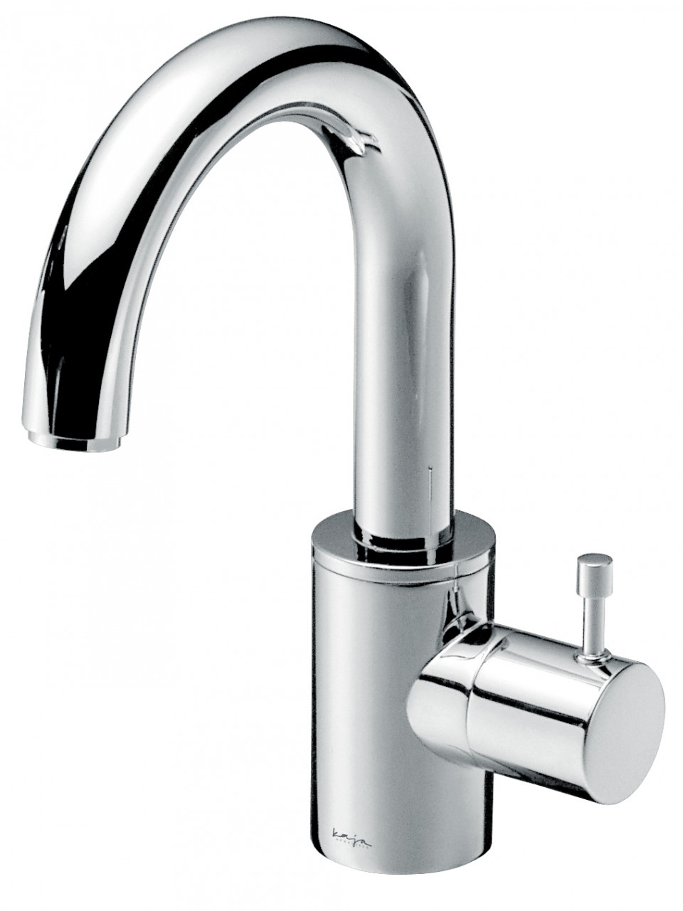 Kaja Ipuri Standschwenkventil DN 15, Rohrausl Ausladung 150 mm, velourschrom 20502-E Image