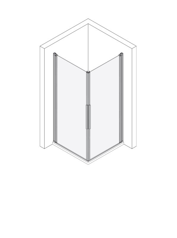 Koralle Eckdusche myDay EPWS L 100, VB01510020AP1 VB01510020AP1 Image
