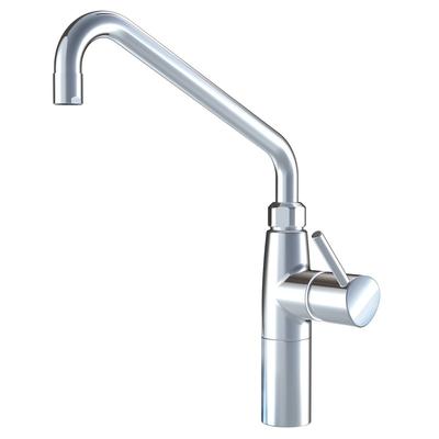 KWC Hebelmischer, Schwenkauslauf Gastro ganzchrom Ausladung 300, mit Säule 100mm 24501054000 Image
