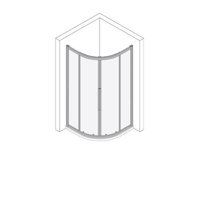 Koralle Viertelkreis myDay VSF R500 100/100, VB23310020AP1 VB23310020AP1 Image