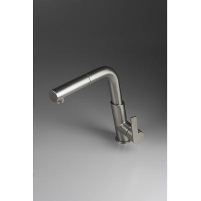 Neuesbad Serie 600 Küchenarmatur mit rechteckigem herausziehbarem Auslauf, Oberfläche: Titanium NB1BQS_D73M1 Image
