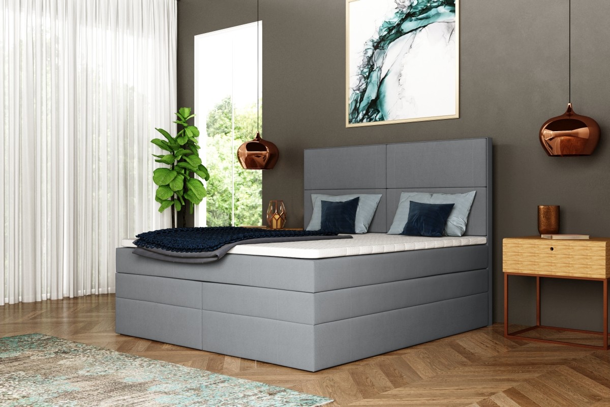 Doppel Boxspringbett München 180x200cm NB1GP4P1802001 Image