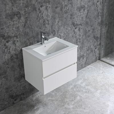 Neuesbad Serie 70 Waschtischset B:60, T:46, H:50cm, weiss NBHT60101