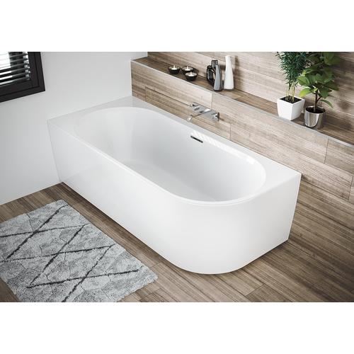 Riho wandstehende Badewanne Desire Corner 184x84 R, weiß, B087007005 B087007005