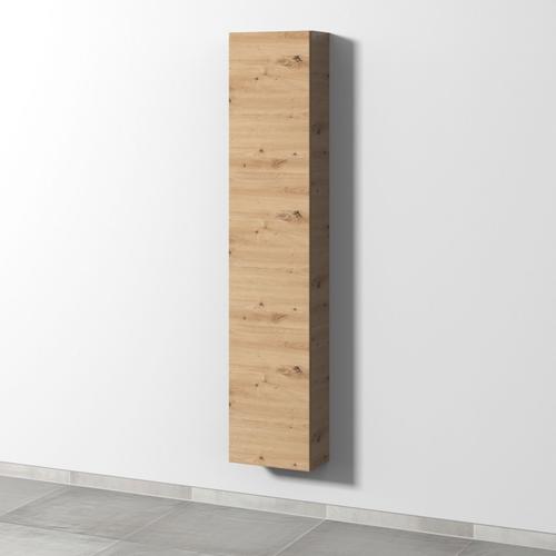 Sanipa 3way Hochschrank mit 1 Tür, Eiche Natural-Touch SM16285