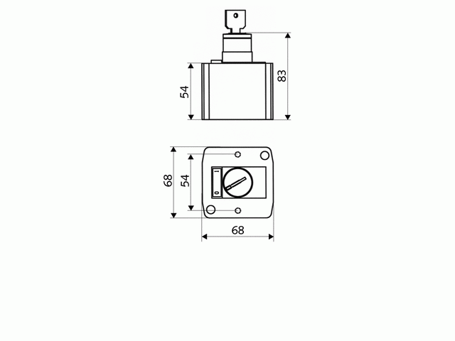 Schell Schlüsselschalter Thermische Desinfektion 015380099 Image