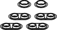 Tece -Ersatzteil Pufferset für Sitz/Deckel SLIM, grau, 9820673 9820673 Image