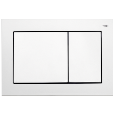 Tece base WC-Betätigungsplatte für Zweimengentechnik weiß glzd., 9240700 9240700 Image