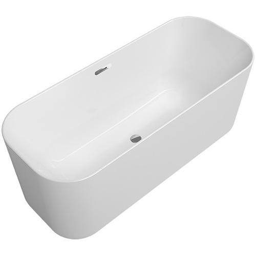 Villeroy & Boch Badewanne Finion Wasserzulauf Design-Ring verchromt White Alpin, 177FIN7N100V201 177FIN7N100V201