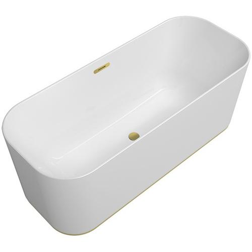 Villeroy & Boch Badewanne Finion Wasserzulauf Gold White Alpin, 177FIN7N300V401 177FIN7N300V401